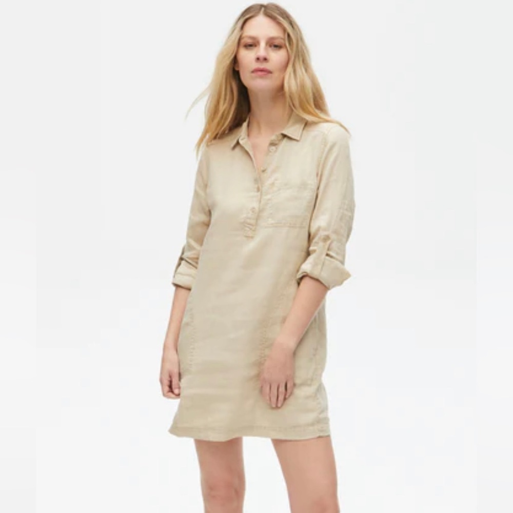 NWOT Michael Stars Double Gauze Eleanor Shirt Dress!